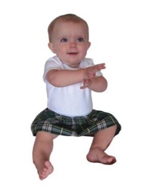 Kilted Onsie Size 3-6 Months Tarten Tots Made in Canada